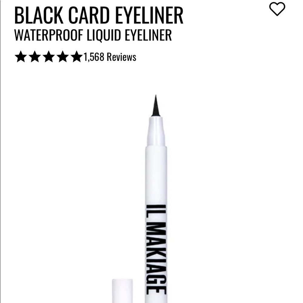 IL Makiage Black Card Waterproof Liquid Eyeliner